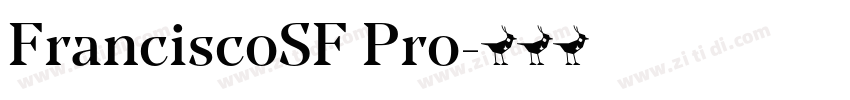 FranciscoSF Pro字体转换